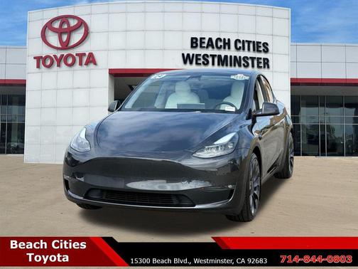 Stealth Gray 2024 Tesla Model Y Performance Dual Motor All-Wheel Drive