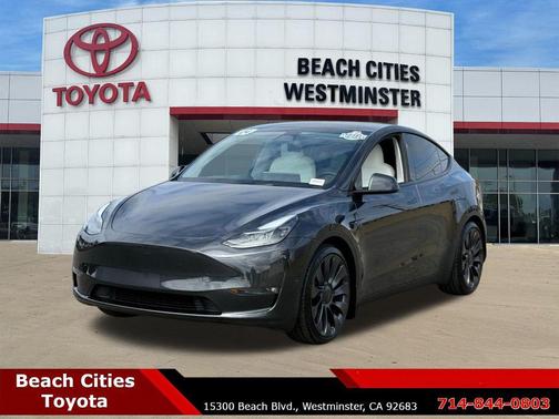 Stealth Gray 2024 Tesla Model Y Performance Dual Motor All-Wheel Drive