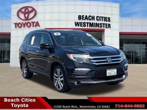 Crystal Black Pearl 2016 Honda Pilot Touring