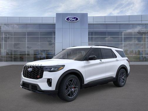 Star White Metallic Tri-Coat 2026 Ford Explorer ST