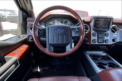 Tuxedo Black Metallic / Pale Adobe Metallic 2014 Ford F-350 King Ranch