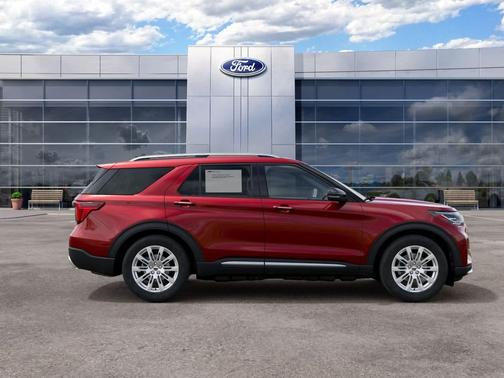 Ruby Red Metallic Tinted Clearcoat 2027 Ford Explorer Platinum