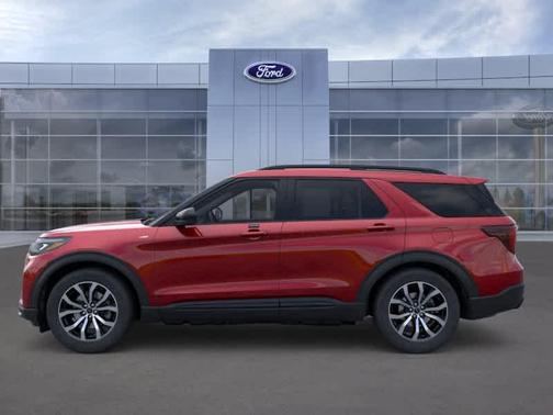 Rapid Red Metallic Tinted Clearcoat 2026 Ford Explorer ST-Line