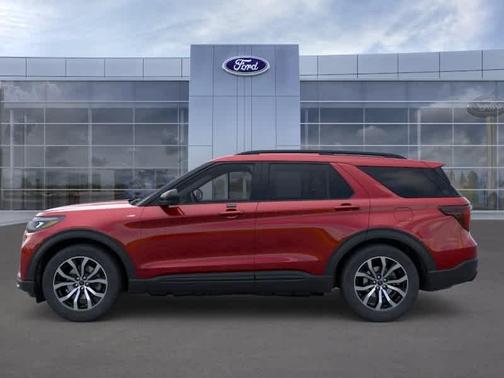 Rapid Red Metallic Tinted Clearcoat 2026 Ford Explorer ST-Line