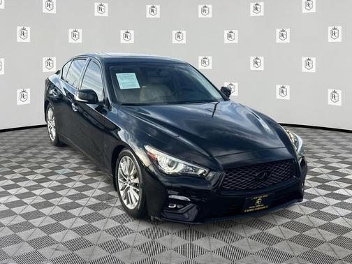 Black Obsidian 2019 INFINITI Q50 3.0t LUXE