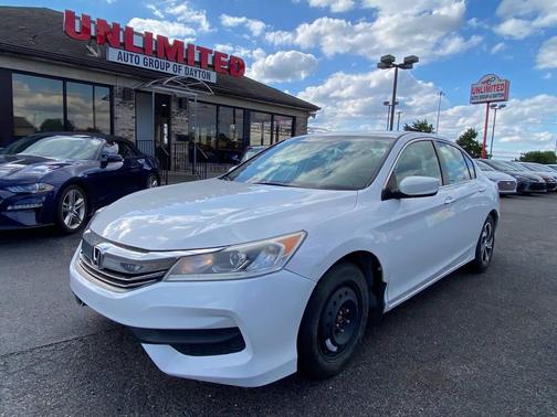 Off White 2017 Honda Accord LX