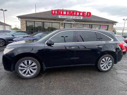Crystal Black Pearl 2014 Acura MDX 3.5L