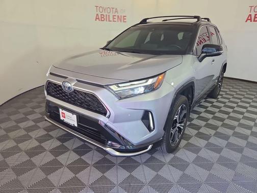 Silver Sky Metallic/Midnight Black Metallic 2024 Toyota RAV4 Prime XSE
