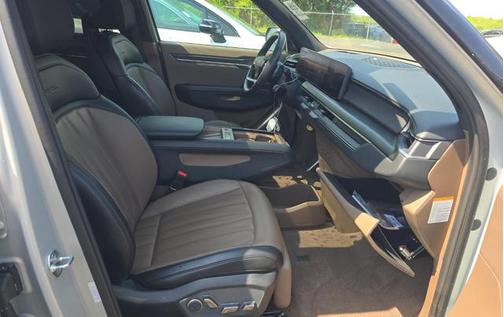 Ivory Silver Matte 2024 Kia EV9 GT-Line