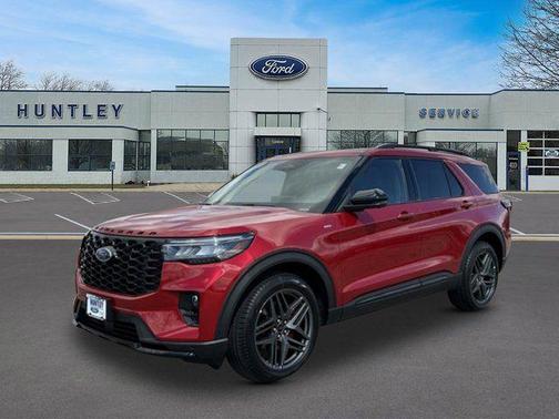 Rapid Red Metallic Tinted Clearcoat 2025 Ford Explorer ST-Line