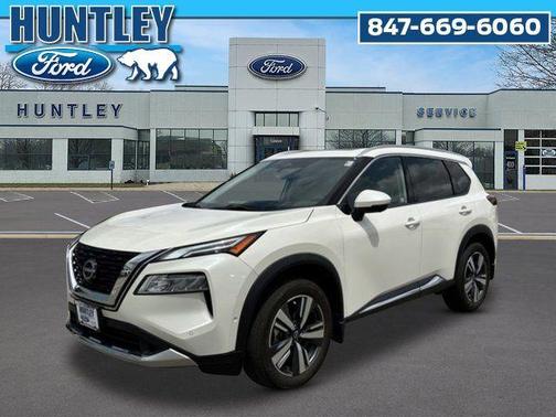 White 2023 Nissan Rogue Platinum
