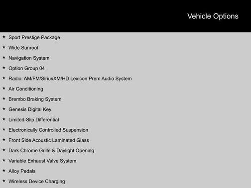 2022 Genesis G70 3.3T AWD