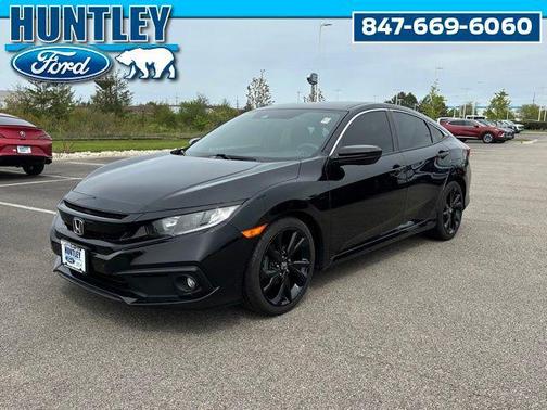Crystal Black Pearl 2021 Honda Civic Sport
