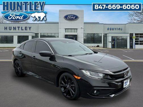 Crystal Black Pearl 2021 Honda Civic Sport