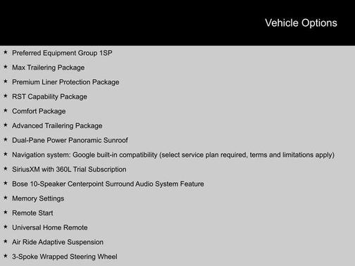 2025 Chevrolet Tahoe RST