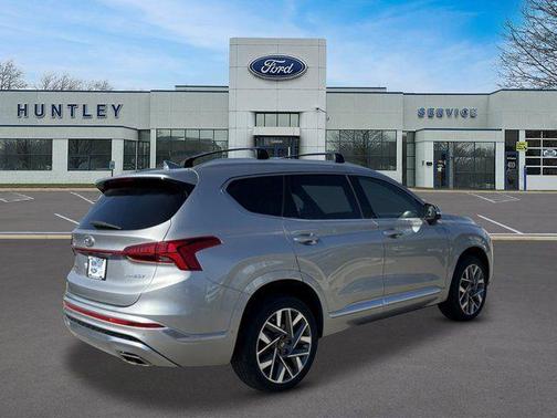 Shimmering Silver 2022 Hyundai SANTA FE Calligraphy