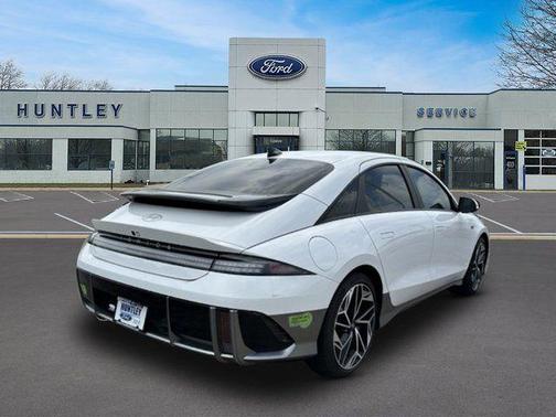 Serenity White 2023 Hyundai IONIQ 6 SEL