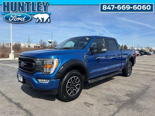 Blue 2022 Ford F-150 XLT Truck