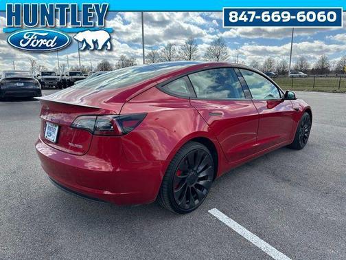 Red Multi-Coat 2023 Tesla Model 3 Performance