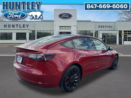 Red Multi-Coat 2023 Tesla Model 3 Performance