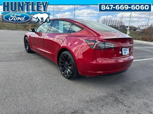 Red Multi-Coat 2023 Tesla Model 3 Performance
