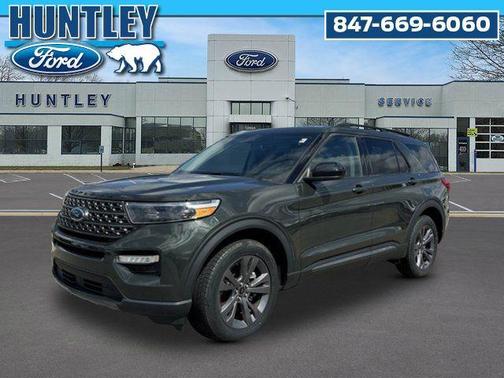 Forged Green Metallic 2022 Ford Explorer XLT