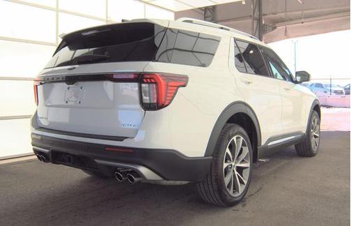 White Metallic 2025 Ford Explorer Platinum