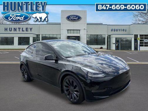Solid Black 2024 Tesla Model Y Performance Dual Motor All-Wheel Drive