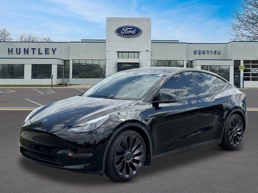 Solid Black 2024 Tesla Model Y Performance Dual Motor All-Wheel Drive