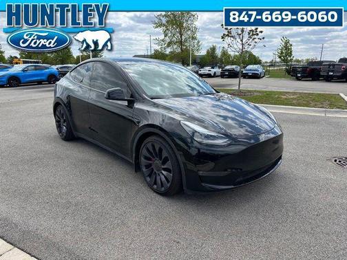 Solid Black 2024 Tesla Model Y Performance Dual Motor All-Wheel Drive