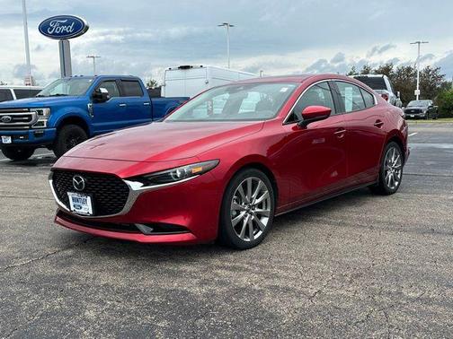 Soul Red Crystal Metallic 2021 Mazda Mazda3 AWD w/Premium Package