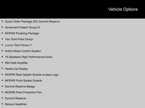 2023 Jeep Grand Cherokee L Summit Reserve