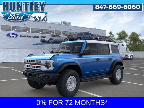 Velocity Blue Metallic 2026 Ford Bronco Heritage Edition