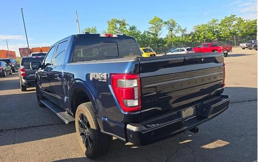 Antimatter Blue Metallic 2022 Ford F-150 Platinum