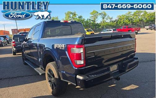 Antimatter Blue Metallic 2022 Ford F-150 Platinum