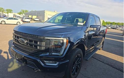 Antimatter Blue Metallic 2022 Ford F-150 Platinum