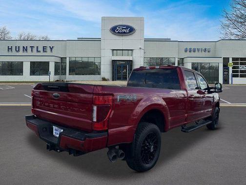 Red 2022 Ford F-350 Lariat
