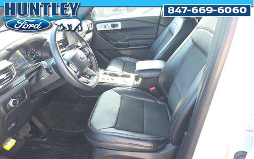 Star White Metallic Tri-Coat 2023 Ford Explorer ST-Line