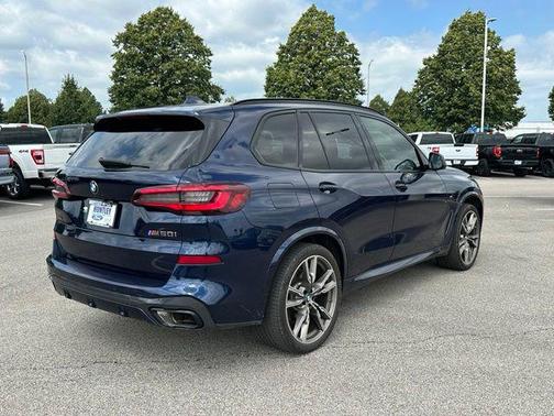 Blue 2022 BMW X5 M50i