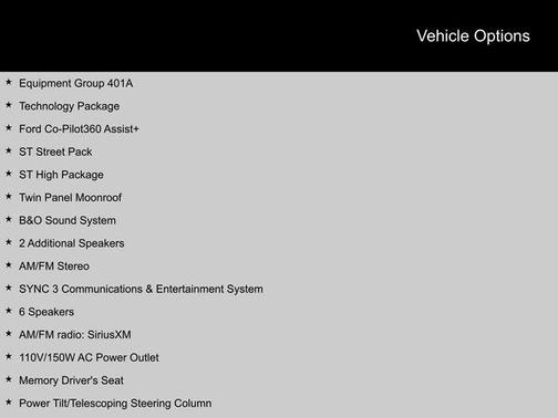 Agate Black Metallic 2023 Ford Explorer ST