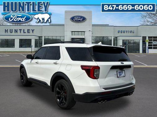 Star White Metallic Tri-Coat 2023 Ford Explorer ST