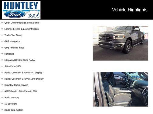 Granite Crystal Metallic Clearcoat 2023 RAM 1500 Laramie