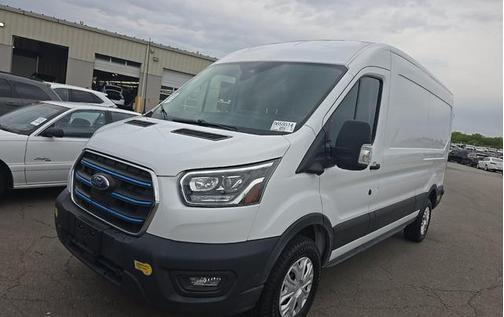 Oxford White 2022 Ford E-Transit T-350 Medium Roof