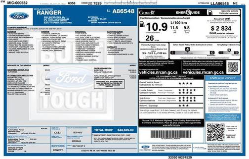 2020 Ford Ranger XLT