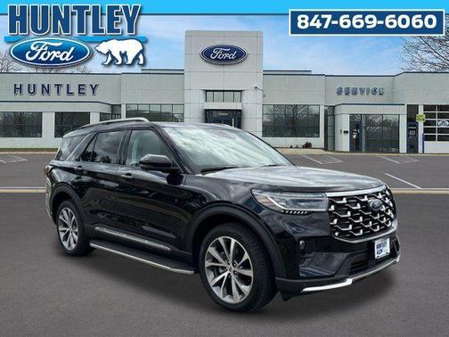 Black Metallic 2025 Ford Explorer Platinum