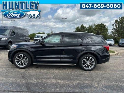Black Metallic 2025 Ford Explorer Platinum