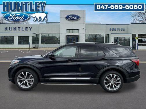 Black Metallic 2025 Ford Explorer Platinum