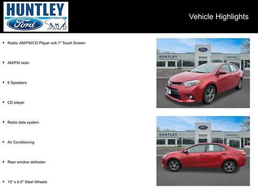 2016 Toyota Corolla LE Plus