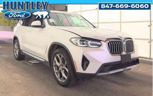 White 2023 BMW X3 xDrive30i