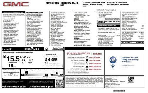 2023 GMC Sierra 1500 AT4X